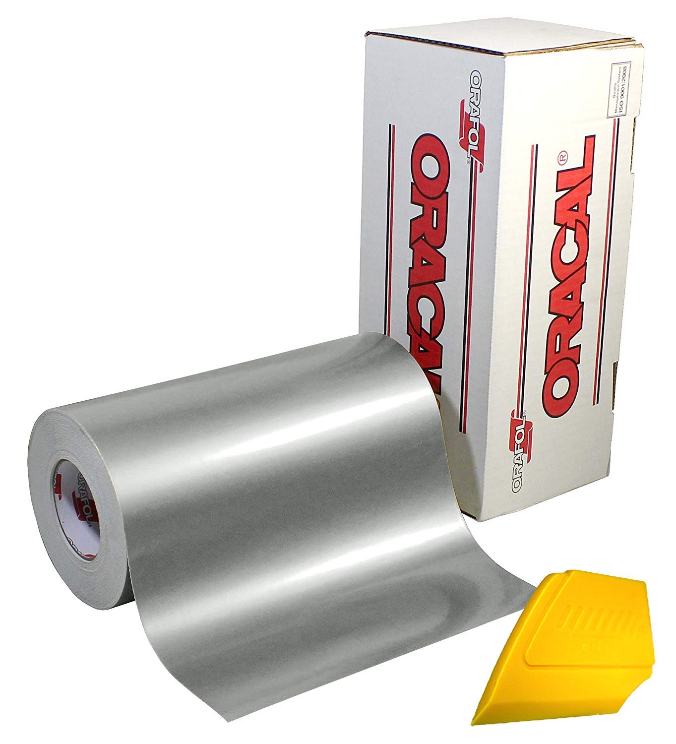 Amazon.com: ORACAL 651 Silver Grey Calendared Vinyl – Glossy